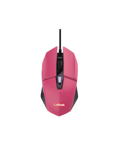 Trust gaming GXT 109 Felox rosa Ratón gaming 6400 DPI
