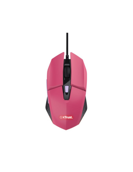 Trust gaming GXT 109 Felox rosa Ratón gaming 6400 DPI