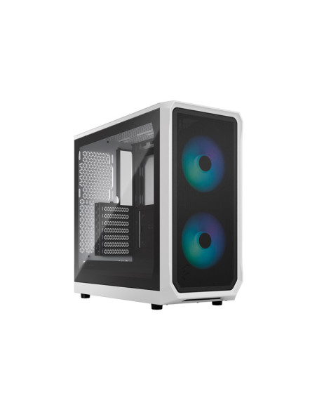 Fractal Design Focus 2 RGB White Clear Tint ATX Caja para PC