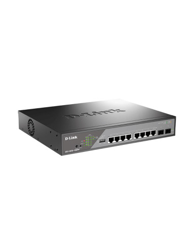 D-Link DSS-200G-10MP Smart Survillance (10 puertos) Switch PoE L2