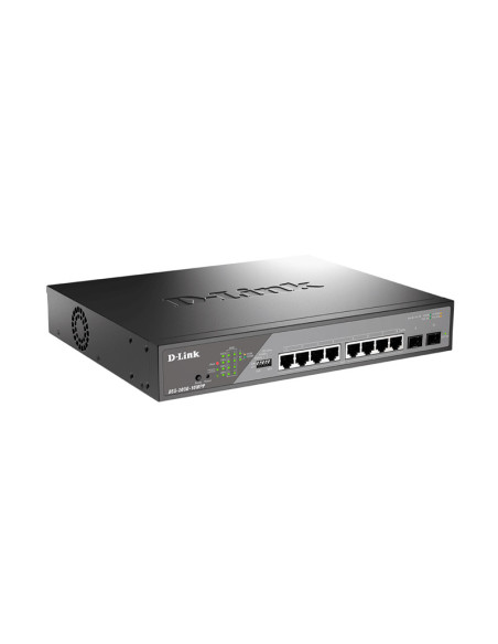 D-Link DSS-200G-10MP Smart Survillance (10 puertos) Switch PoE L2