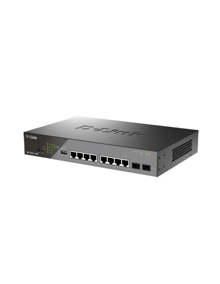 D-Link DSS-200G-10MP Smart Survillance (10 puertos) Switch PoE L2