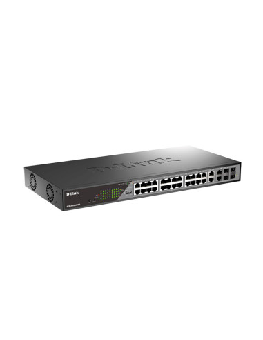 D-Link DSS-200G-28MPP Smart Survillance (28 puertos) Switch PoE L2