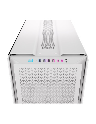 Corsair iCUE Link 9000D RGB AirFlow Blanca e-ATX Caja para PC