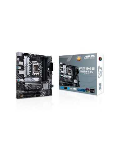 Placa base Asus Prime B660M-A D4 [CSM] Socket 1700 Micro-ATX