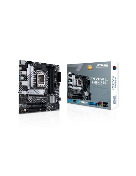 Placa base Asus Prime B660M-A D4 [CSM] Socket 1700 Micro-ATX
