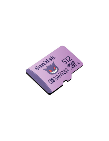 Tarjeta Micro SD Sandisk Pokémon 512GB (Gengar)