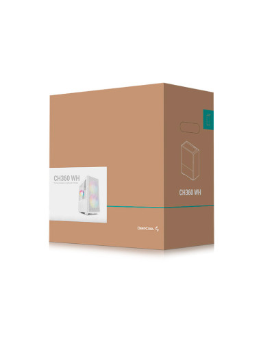 Caja para PC DeepCool CH360 Blanca Micro-ATX