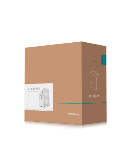 Caja para PC DeepCool CH360 Blanca Micro-ATX