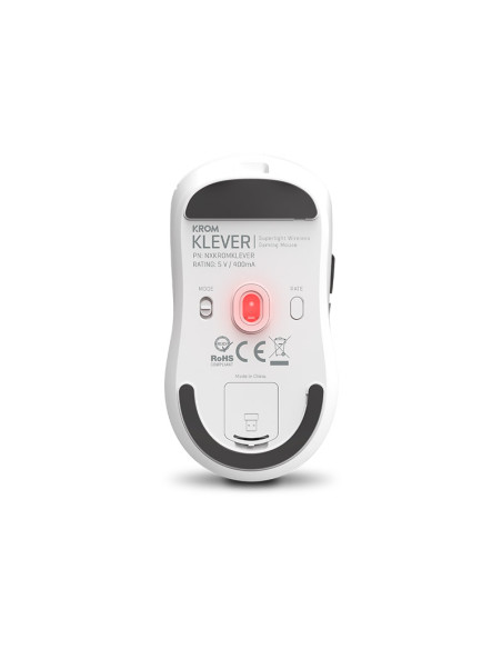 Ratón Gaming Krom Klever Blanco Inalámbrico 10000 DPI