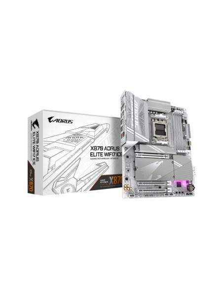 Placa base Gigabyte X870 AORUS Elite WiFi 7 Ice Socket AM5 ATX