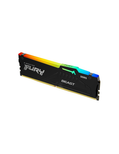 Memoria RAM Kingston Fury Beast RGB 16GB RAM DDR5 6000MHz CL36