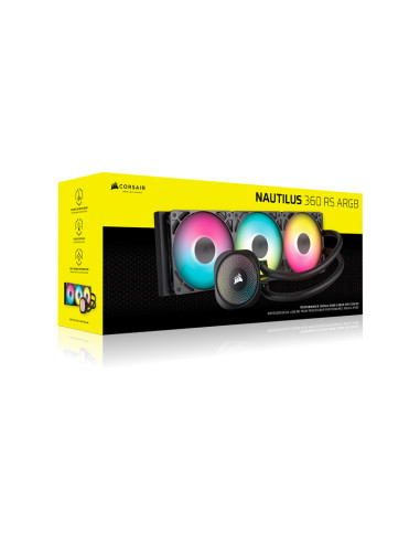 Refrigeración Líquida PC Corsair Nautilus 360 RS ARGB 360mm
