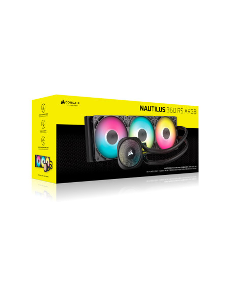 Refrigeración Líquida PC Corsair Nautilus 360 RS ARGB 360mm