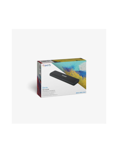 Carcasa SSD Tooq TQE-2223B Negra USB C M.2