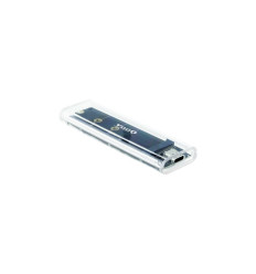 Carcasa SSD Tooq TQE-2200 Transparente RGB USB C
