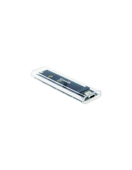 Carcasa SSD Tooq TQE-2200 Transparente RGB USB C