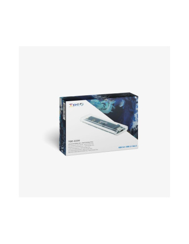 Carcasa SSD Tooq TQE-2200 Transparente RGB USB C
