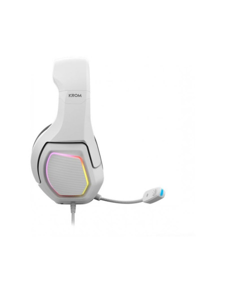 Auriculares gaming Krom Kopa 7.1 Blanca