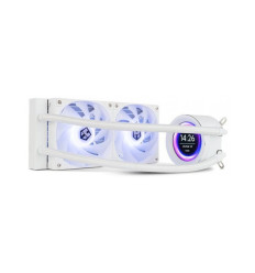 Refrigeración líquida PC Nox Hummer X-240 aRGB LCD Blanca 240mm