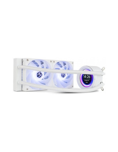 Refrigeración líquida PC Nox Hummer X-240 aRGB LCD Blanca 240mm