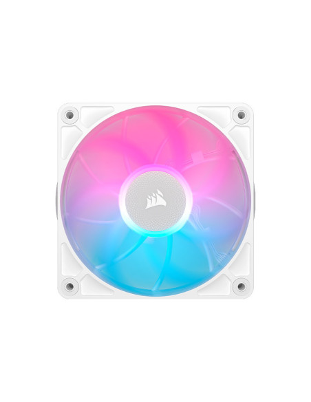 Pack de 3 Ventiladores PC Corsair iCUE Link RX120 RGB Max Starter Kit Blanco 120mm