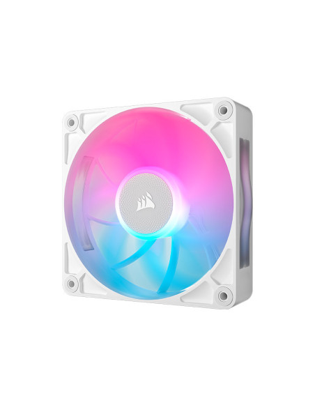 Pack de 3 Ventiladores PC Corsair iCUE Link RX120 RGB Max Starter Kit Blanco 120mm