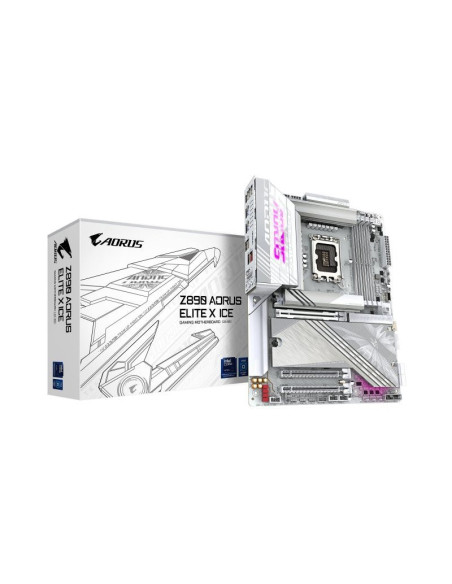 Placa base Gigabyte Z890 AORUS Elite X Ice Socket 1851 ATX