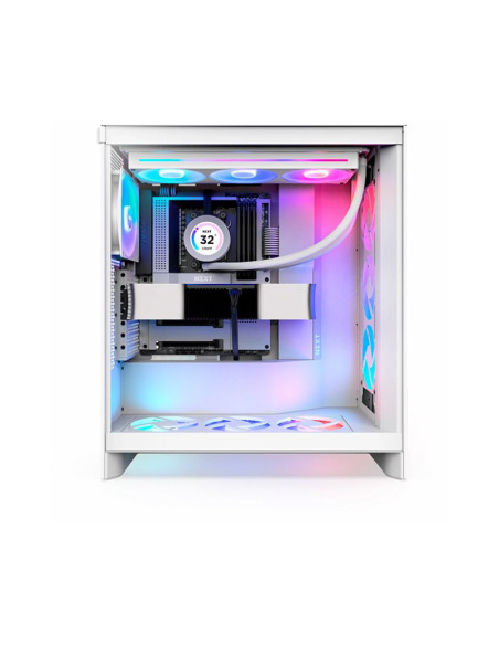 Caja para PC NZXT H7 Flow RGB (2024) White e-ATX