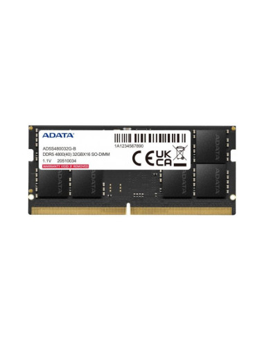 Memoria Adata 16GB RAM DDR5 4800MHz CL40