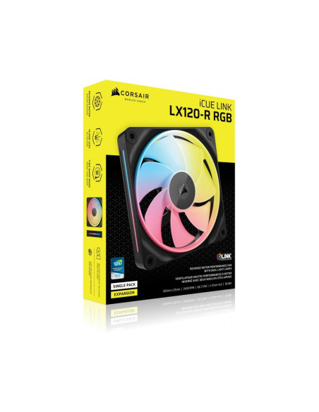 Ventilador PC Corsair iCUE Link LX120-R RGB Expansion 120mm