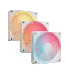 Pack de 3 ventiladores Corsair iCUE Link LX120-R RGB Starter Kit Blanco 120mm