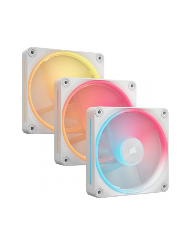 Pack de 3 ventiladores Corsair iCUE Link LX120-R RGB Starter Kit Blanco 120mm