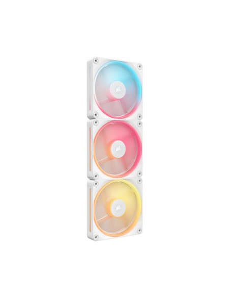 Pack de 3 ventiladores Corsair iCUE Link LX120-R RGB Starter Kit Blanco