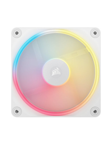 Pack de 3 ventiladores Corsair iCUE Link LX120-R RGB Starter Kit Blanco