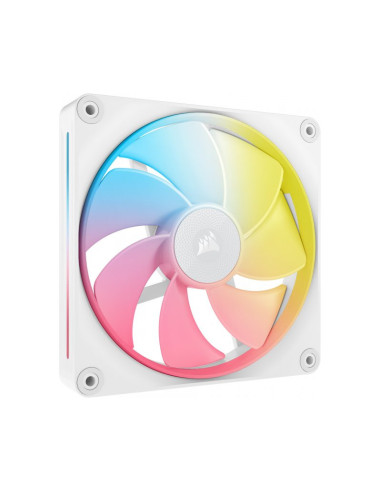 Pack de 2 ventiladores PC Corsair iCUE Link LX140-R RGB Starter Kit Blanco