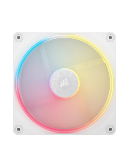 Pack de 2 ventiladores PC Corsair iCUE Link LX140-R RGB Starter Kit Blanco
