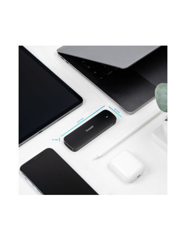 Carcasa SSD Tooq TQE-2201B USB-C 3.1