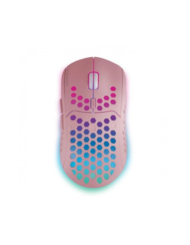 Rosa Ratón gaming inalámbrico Mars Gaming MMW3 3200 DPI