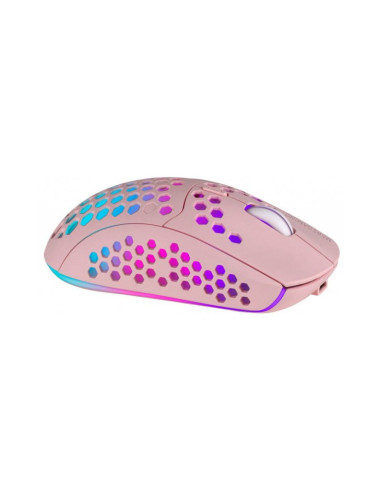 Rosa Ratón gaming inalámbrico Mars Gaming MMW3 3200 DPI