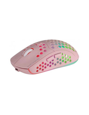 Rosa Ratón gaming inalámbrico Mars Gaming MMW3 3200 DPI