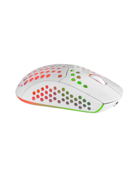 Ratón gaming inalámbrico Mars Gaming MMW3 Blanco 3200 DPI