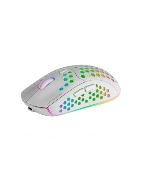 Ratón gaming inalámbrico Mars Gaming MMW3 Blanco 3200 DPI