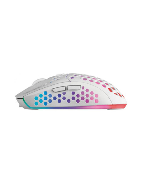 Ratón gaming inalámbrico Mars Gaming MMW3 Blanco 3200 DPI