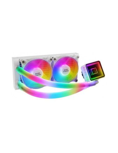 Refrigeración líquida PC Mars Gaming ML-ULTRA240 Blanca 240mm