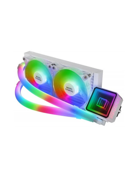 Refrigeración líquida PC Mars Gaming ML-ULTRA240 Blanca 240mm