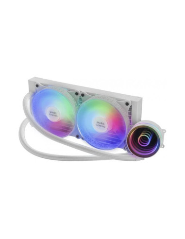 Refrigeración líquida PC Mars Gaming ML-ONE240 Blanca 240mm
