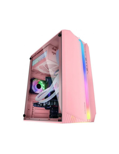 Caja para PC Mars Gaming MC-S1 Rosa Micro-ATX
