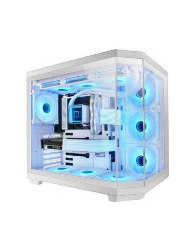 Caja para PC Mars Gaming MC-3TCORE Blanca ATX