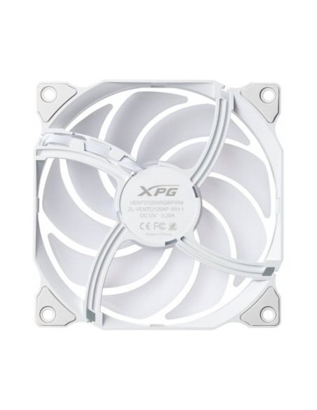 Pack de 3 Ventiladores PC XPG Vento aRGB PWM Blanco 120mm